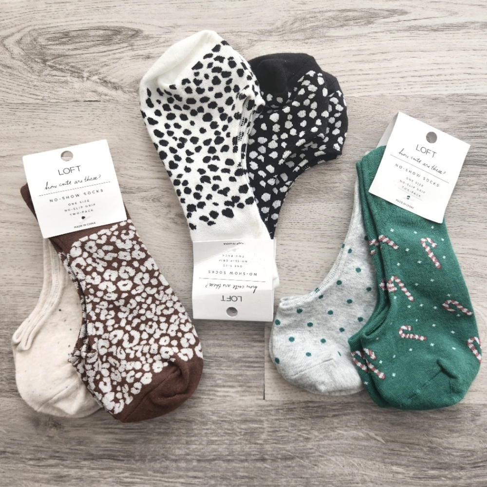 LOFT No-Show Socks Lot